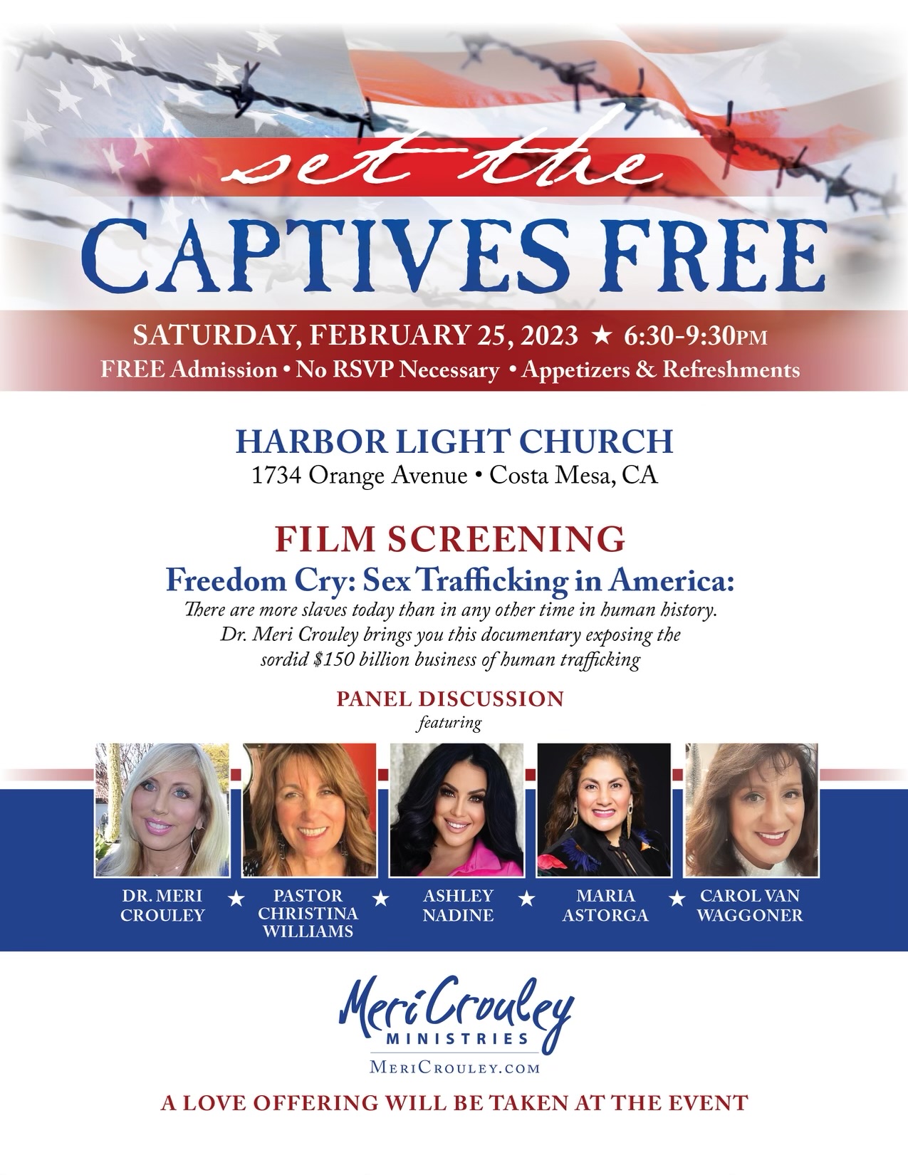Set the Captives Free – Film Screening – Feb. 25, 2023